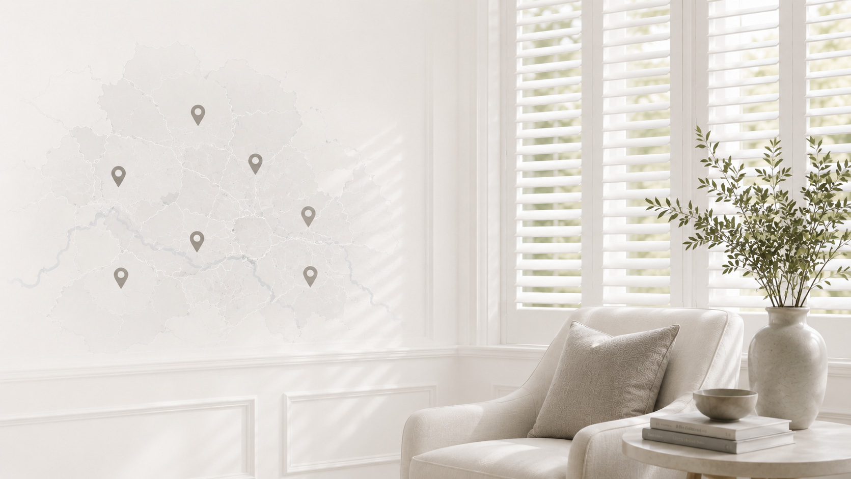 Urban Bespoke Shutters - Areas We Cover